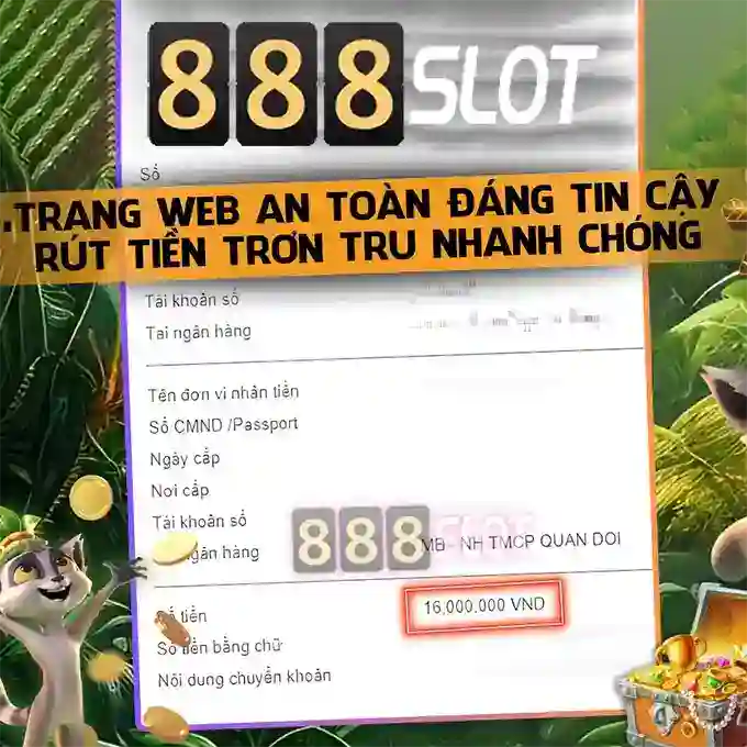 Giao diện Slot Vip 888SLOT
